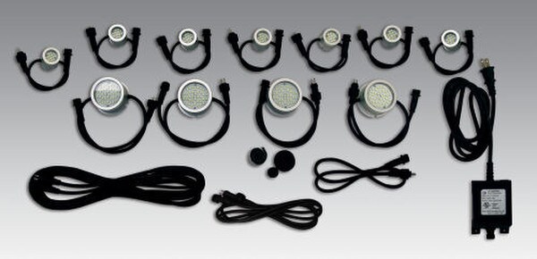 Easy Lighting Kits for Fountains with Three Tiers Lights